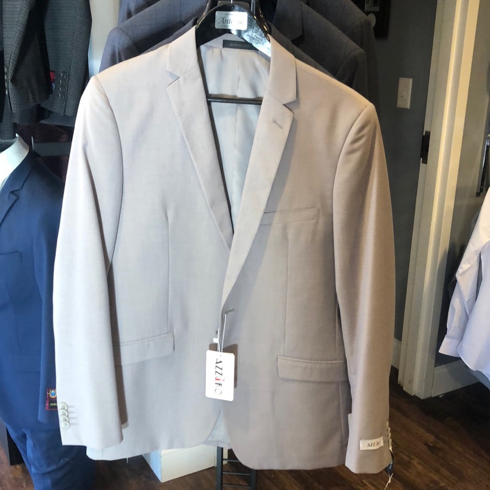 Grey , Azzuro Sport Coat , Size 40 R